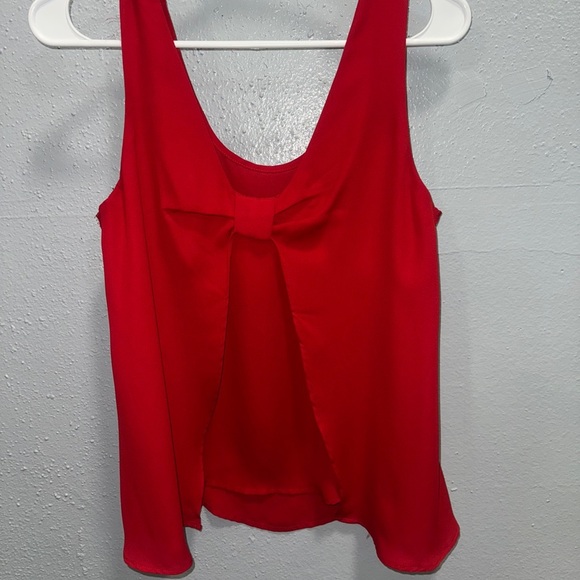 Charming Charlie Red Sleeveless Tank Top - Picture 4 of 4